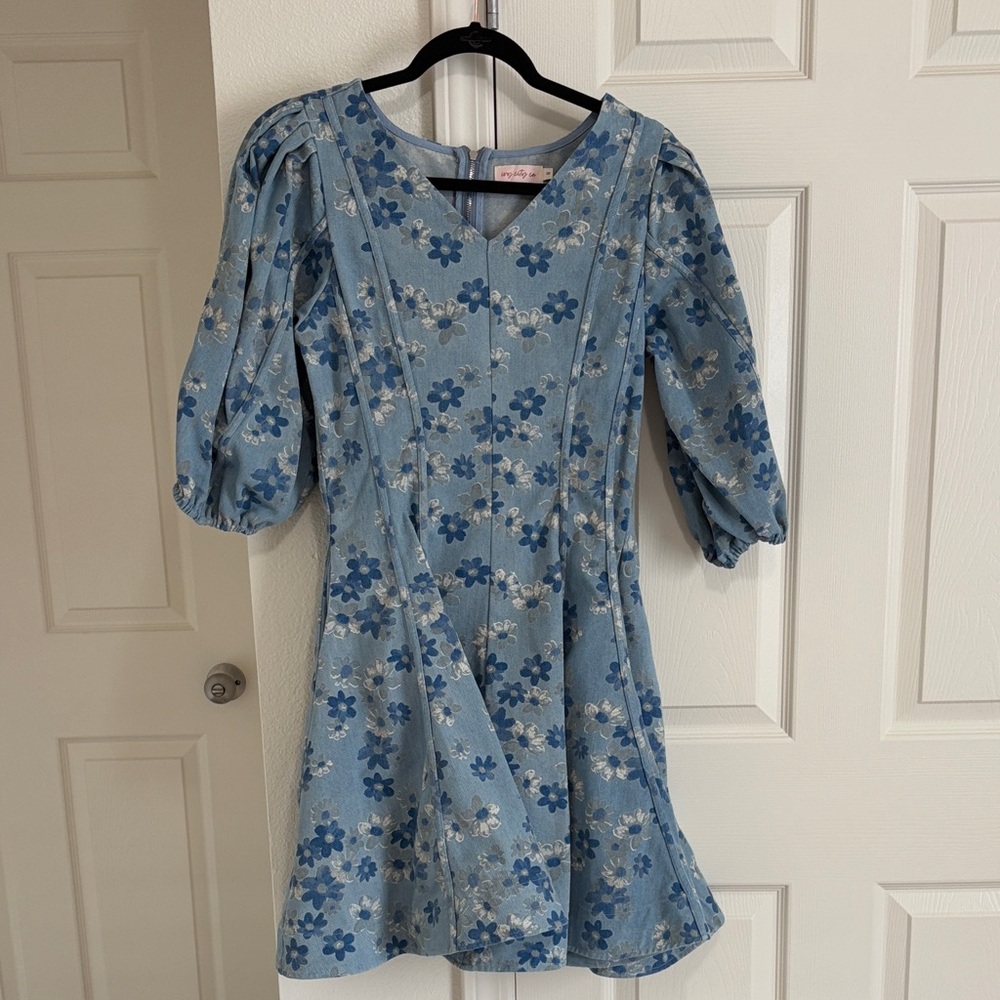 Ivy City Co Women’s Denim Leah Dress Size 8